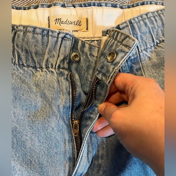 Madewell Pull- On Balloon Jeans in Closson Wash XXL - Picture 6 of 11